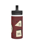 Stainless Steel Water Bottle, Handle Lid