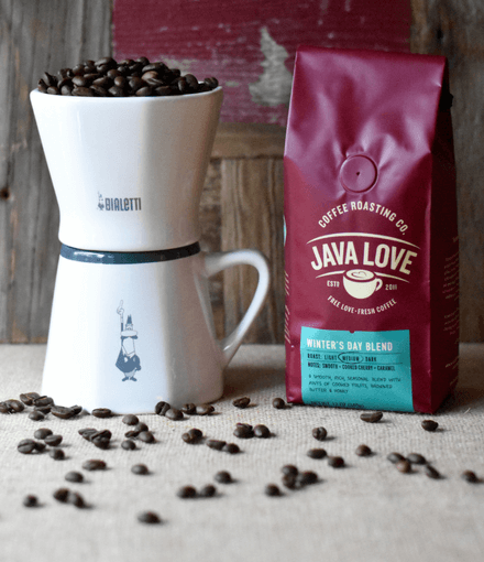 Coffee and mug gift set bialetti pour over