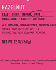 Hazelnut Dark Roast Coffee Flavor