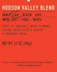 Hudson valley blend light roast coffee blend