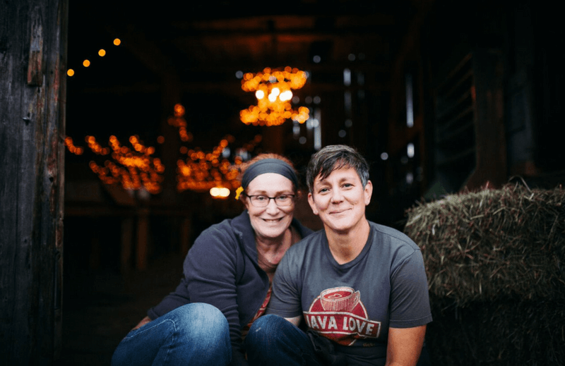 Jodie & Kristine, the owners of Java Love