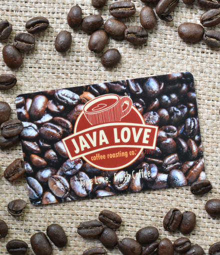 Java Love In-Store Gift Card – Java Love Coffee
